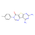 11,13-diamino-5-(4-methylphenyl)-8-thia-3,5,10,12-tetraazatricyclo[7.4.0.0^{2,7}]trideca-1(13),2(7),3,9,11-pentaen-6-one