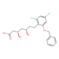 (3R,5R)-7-(2,4-dichloro-6-phenylmethoxyphenyl)-3,5-dihydroxyheptanoic acid