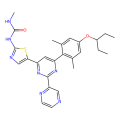 1-[5-[6-(2,6-dimethyl-4-pentan-3-yloxyphenyl)-2-pyrazin-2-ylpyrimidin-4-yl]-1,3-thiazol-2-yl]-3-methylurea