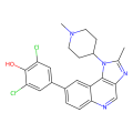 2,6-dichloro-4-[2-methyl-1-(1-methylpiperidin-4-yl)imidazo[4,5-c]quinolin-8-yl]phenol