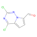 2,4-dichloropyrrolo[2,1-f][1,2,4]triazine-7-carbaldehyde