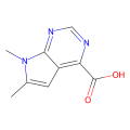 6,7-dimethyl-7H-pyrrolo[2,3-d]pyrimidine-4-carboxylic acid