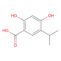 2,4-dihydroxy-5-(propan-2-yl)benzoic acid