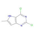 2,4-dichloro-6-methyl-5H-pyrrolo[3,2-d]pyrimidine