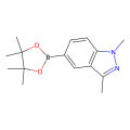 1,3-dimethyl-5-(tetramethyl-1,3,2-dioxaborolan-2-yl)-1H-indazole