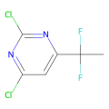 2,4-dichloro-6-(1,1-difluoroethyl)pyrimidine