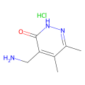 4-(aminomethyl)-5,6-dimethylpyridazin-3-ol hydrochloride