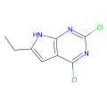 2,4-dichloro-6-ethyl-7h-pyrrolo[2,3-d]pyrimidine