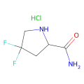 (2R)-4,4-difluoropyrrolidine-2-carboxamide;hydrochloride