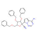 (2R,3R,4R,5R)-2-(4-aminopyrrolo[2,1-f][1,2,4]triazin-7-yl)-3,4-dibenzyloxy-5-(benzyloxymethyl)tetrahydrofuran-2-carbonitrile