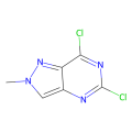 5,7-dichloro-2-methyl-2H-pyrazolo[4,3-d]pyrimidine