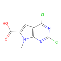 2,4-dichloro-7-methyl-7H-pyrrolo[2,3-d]pyrimidine-6-carboxylic acid