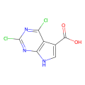2,4-dichloro-7H-pyrrolo[2,3-d]pyrimidine-5-carboxylic acid