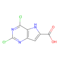 2,4-dichloro-5H-pyrrolo[3,2-d]pyrimidine-6-carboxylic acid