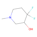 4,4-difluoro-1-methylpiperidin-3-ol