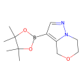 3-(4,4,5,5-tetramethyl-1,3,2-dioxaborolan-2-yl)-6,7-dihydro-4H-pyrazolo[5,1-c][1,4]oxazine