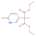 diethyl 2-methyl-2-(6-oxo-1H-pyridin-3-yl)propanedioate