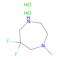 6,6-difluoro-1-methyl-1,4-diazepane dihydrochloride