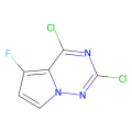 2,4-dichloro-5-fluoro-pyrrolo[2,1-f][1,2,4]triazine
