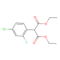 diethyl 2-(4-chloro-2-fluoro-phenyl)propanedioate