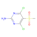 4,6-dichloro-5-methylsulfonyl-pyrimidin-2-amine