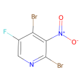 2,4-dibromo-5-fluoro-3-nitro-pyridine
