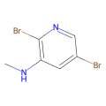 2,5-dibromo-N-methyl-pyridin-3-amine