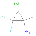 2,2-difluoro-1-methyl-cyclopropanamine;hydrochloride