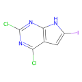 2,4-dichloro-6-iodo-7H-pyrrolo[2,3-d]pyrimidine