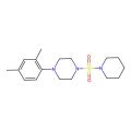 1-(2,4-Dimethylphenyl)-4-piperidin-1-ylsulfonylpiperazine