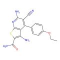 3,6-Diamino-5-cyano-4-(4-ethoxyphenyl)thieno[2,3-b]pyridine-2-carboxamide