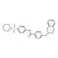 4-(3,4-dihydro-1H-isoquinolin-2-ylmethyl)-N-[4-(1-piperidinylsulfonyl)phenyl]benzamide