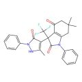 6,6-dimethyl-3-(5-methyl-3-oxo-2-phenyl-2,3-dihydro-1H-pyrazol-4-yl)-1-phenyl-3-(trifluoromethyl)-3,5,6,7-tetrahydro-1H-indole-2,4-dione