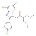2-[6,8-dichloro-2-(4-chlorophenyl)imidazo[1,2-a]pyridin-3-yl]-N,N-dipropylacetamide
