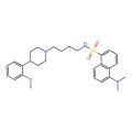 5-(Dimethylamino)-N-(4-(4-(2-methoxyphenyl)piperazin-1-yl)butyl)naphthalene-1-sulfonamide