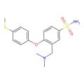 3-Dimethylaminomethyl-4-(4-methylsulfanyl-phenoxy)-benzenesulfonamide