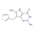 2,6-Diamino-3,5-dihydro-7-(3-thienylmethyl)-4H-pyrrolo(3,2-d)pyrimidin-4-one