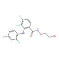 3,4-difluoro-2-[(2-fluoro-4-iodophenyl)amino]-N-(2-hydroxyethoxy)benzamide