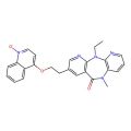 6H-Dipyrido[3,2-b:2',3'-e][1,4]diazepin-6-one, 11-ethyl-5,11-dihydro-5-methyl-8-[2-[(1-oxido-4-quinolinyl)oxy]ethyl]-