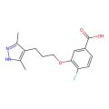 3-[3-(3,5-Dimethyl-1h-Pyrazol-4-Yl)propoxy]-4-Fluorobenzoic Acid