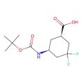 (1R,5S)-5-(tert-butoxycarbonylamino)-3,3-difluoro-cyclohexanecarboxylic acid