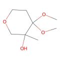 4,4-dimethoxy-3-methyloxan-3-ol