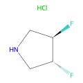 (3R,4R)-3,4-difluoropyrrolidine;hydrochloride