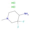 3,3-difluoro-1-methyl-piperidin-4-amine;dihydrochloride
