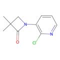 1-(2-氯-3-吡啶)-3,3-二甲基氮杂环丁烷-2-酮