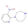 1-(3-硝基-2-吡啶基)-1,4-二氮杂环庚烷