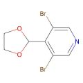 3,5-Dibromo-4-(1,3-dioxolan-2-yl)pyridine