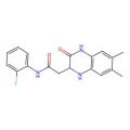 2-(6,7-dimethyl-3-oxo-1,2,3,4-tetrahydroquinoxalin-2-yl)-N-(2-fluorophenyl)acetamide