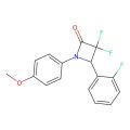 3,3-Difluoro-4-(2-fluorophenyl)-1-(4-methoxyphenyl)azetidin-2-one