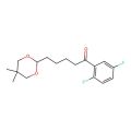2',5'-Difluoro-5-(5,5-dimethyl-1,3-dioxan-2-YL)valerophenone